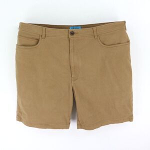 Savane Chino Shorts Mens Size 42 Brown Cotton Blend Pockets‎ Regular Fit